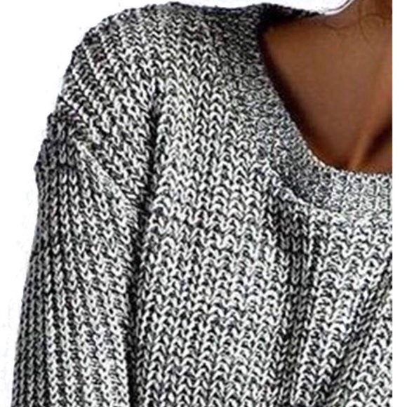 Heart Pattern Casual Long Sleeve Sweater - Picture 3 of 4